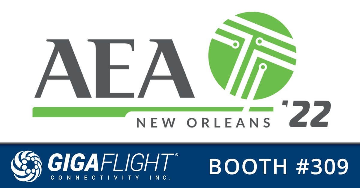 AEA convention 2022 New Orleans GIGAFLIGHT Booth #309