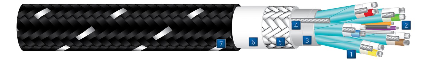 Drawing of gf100-26hdmi-nx-cable