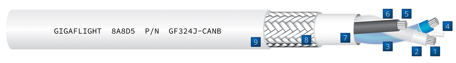 GF324J-CANB Cable Construction Drawing