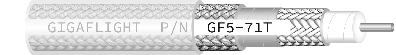 GF5-71T Low-Loss High-Performance 50 Ohm Coax