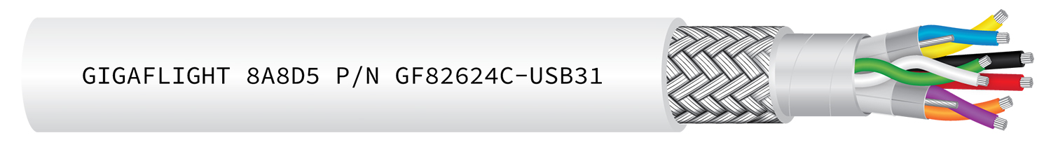 GF82624C-USB31 Cable Drawing