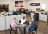 picture taken inside GIGAFLIGHT's office in Greenfield, Wisconsin