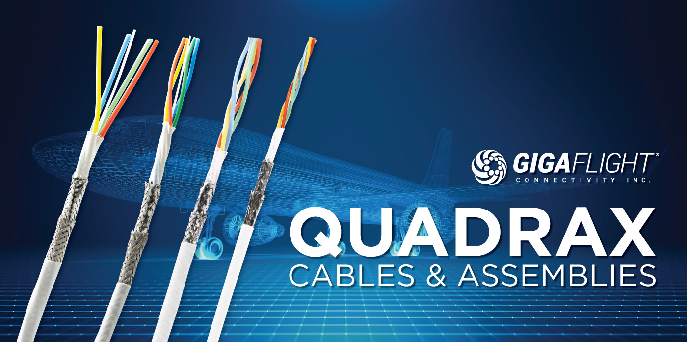 Image of GIGAFLIGHT's Quadrax cable family